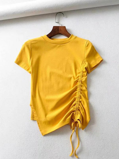 Short Sleeve Irregular Set Tees