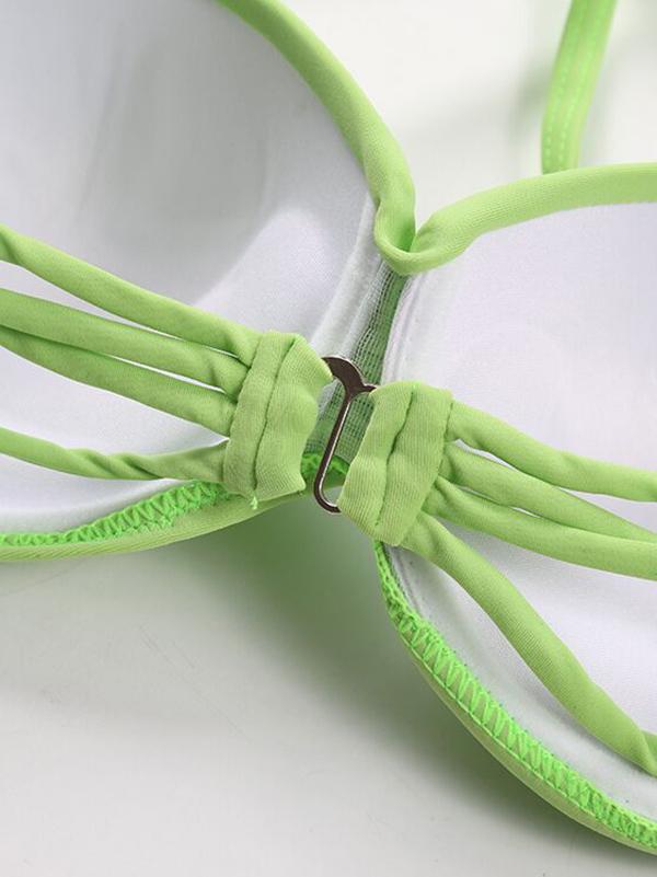 Split-Joint Split Bikini Swimsuit