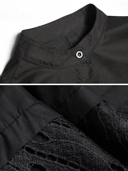 Loose Hollow Out Shirt