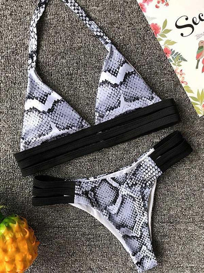 Sexy Leopard&Snakeskin Bikinis Swimmer