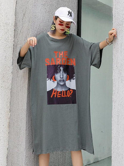 Loose Printed Comfortable Dress