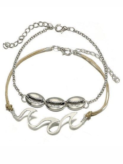 Vintage Circle Shell Footchain Accessories