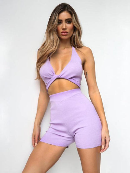 V-Neck Band Casual Yoga&Gym Suits