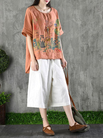 Loose Oversize High-low Shirt