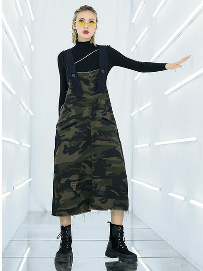 Camouflage Loose Casual Dress