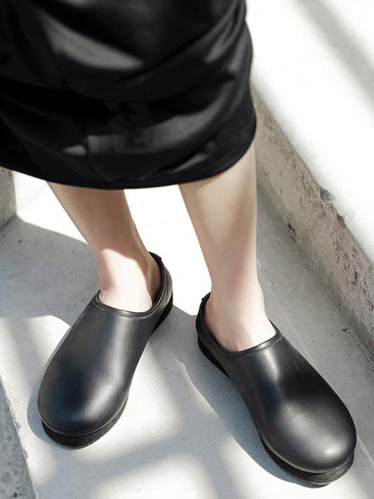 Retro Ball Peen Half Slipper Shoes