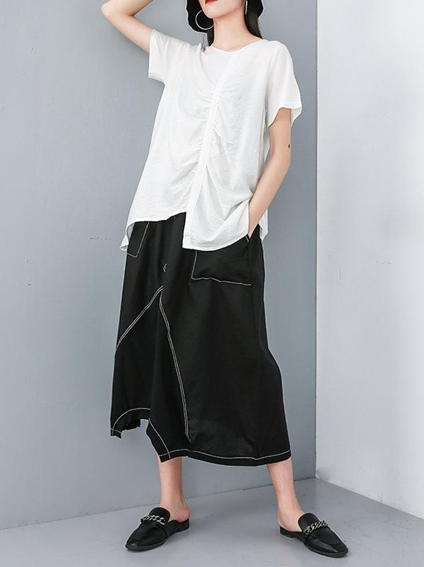 Elegant Ruffled T-shirts