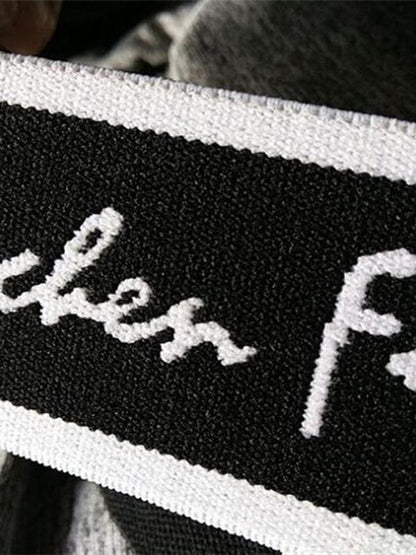 Letter Printed Back Cross Yoga Jumpsuits