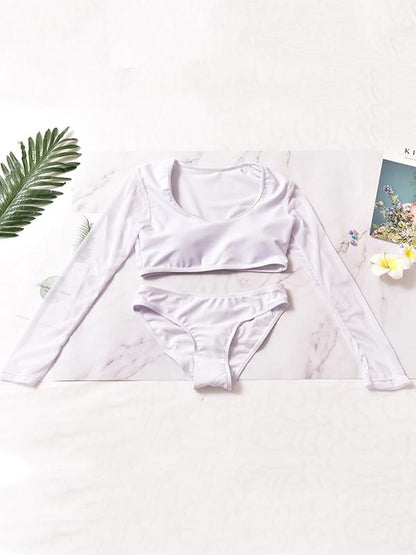 Long Sleeves Bikini Set