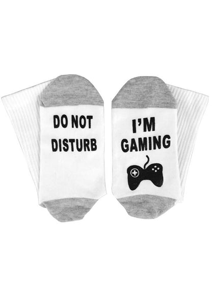 Full Cotton Letters Medium Socks