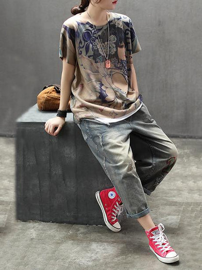 National Printed Comfortable T-shirt