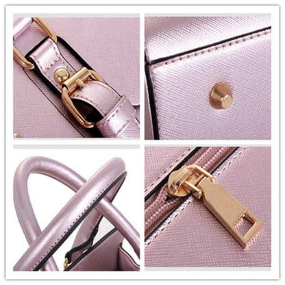 5 PCS Women Bright Color Leisure PU Leather Bag