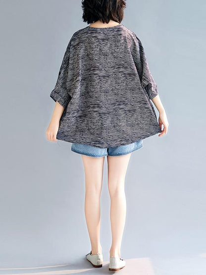 Plus Size Loose Shirt Top