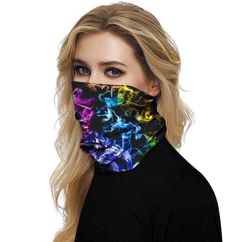 Starry Sky Printed Headwear Face Shield Masks