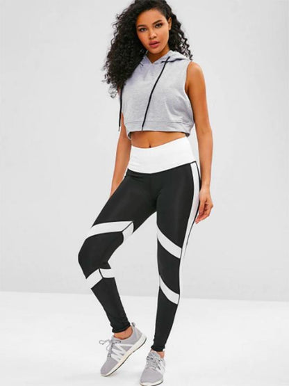 Solid Sleeveless Crop Hoodies & Jackets Tops