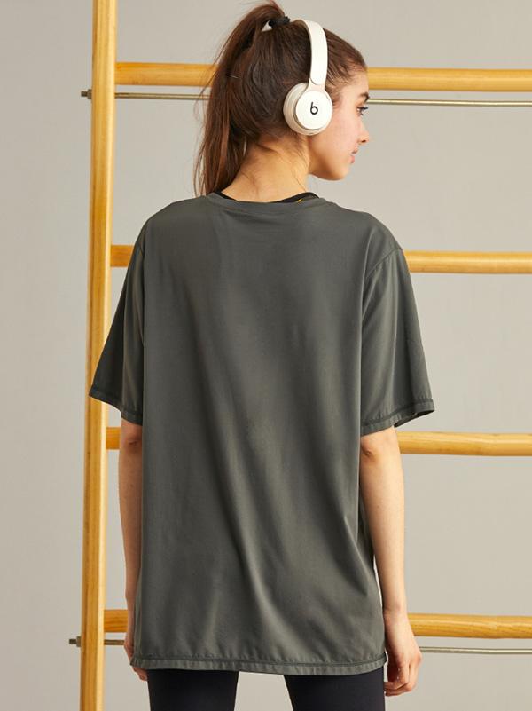 Loose Quick Dry Breathable Printed Sports T-Shirts Tops