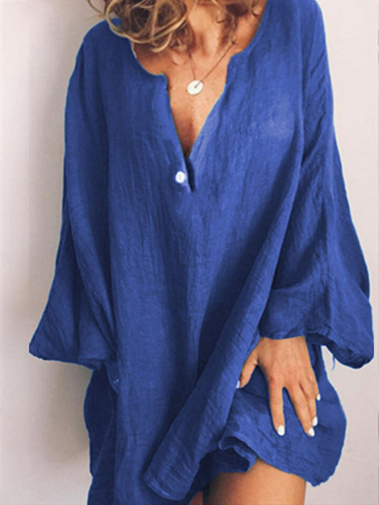 Sexy V-neck Mini Dress