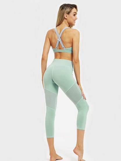 Solid Color Hygroscopic Sweat Yoga&Gym Suits