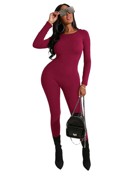 Soft Solid Yoga&Gym Jumpsuits