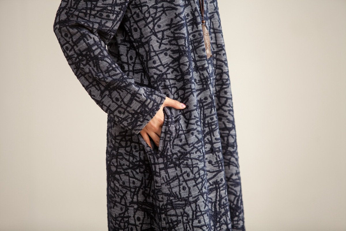 Casual Round Neck Long Sleeve Women Autumn Winter Dress