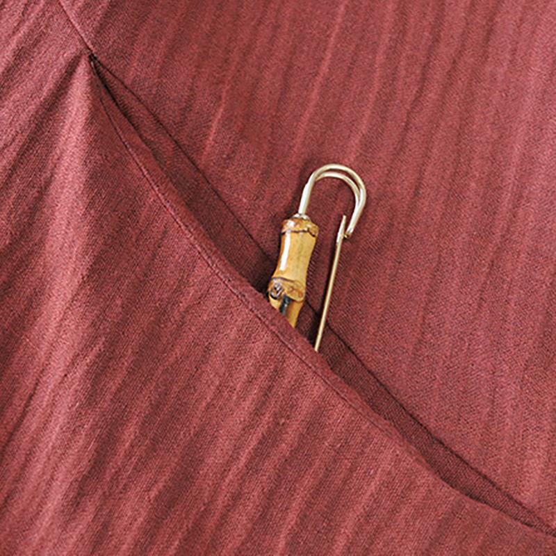 Buykud Solid Color Irregular Stitching Casual Loose Coat