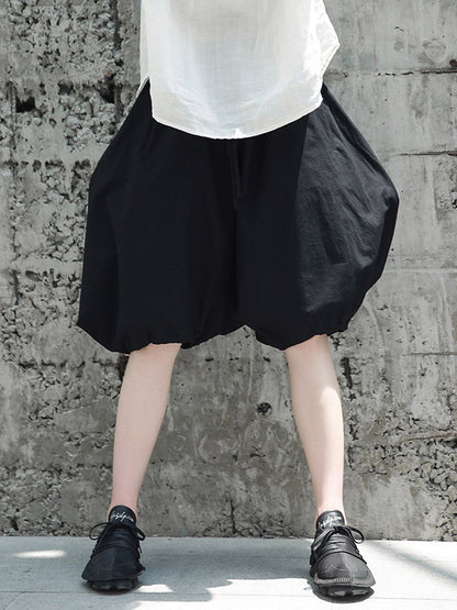 Stylish Solid Color Knickerbockers Shorts Bottoms