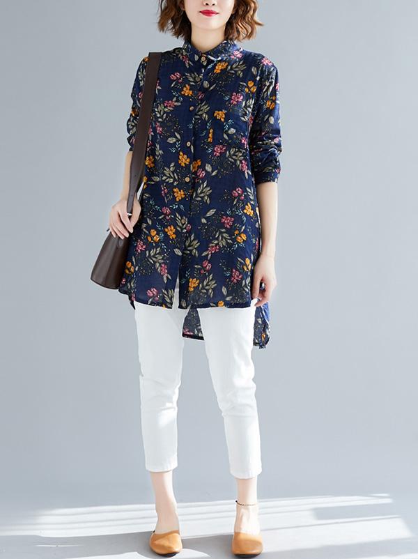 Flower Printed Shirt