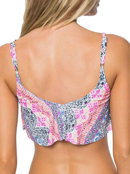 Falbala Printed Bikini Swimwear
