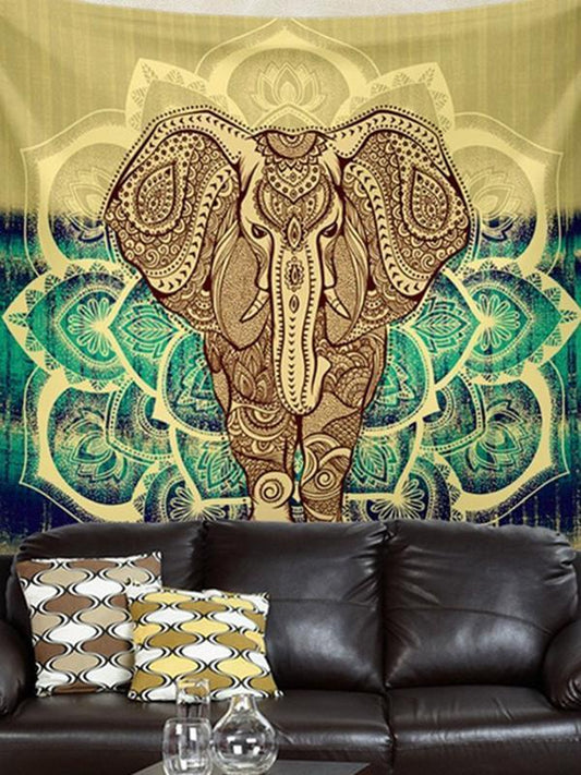 Pretty Summer Rectangle Shawl Beach Mat Yoga Mat