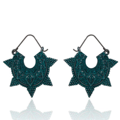 Delicate earrings creative retro geometric earrings
