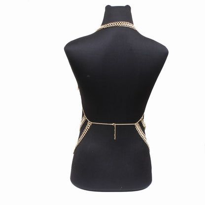Long tassel body chain