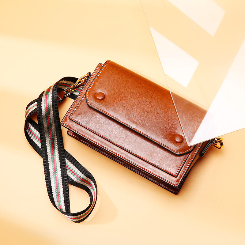 Fashion Chaohong Peas Broadband Shoulder Mini Messenger Bag