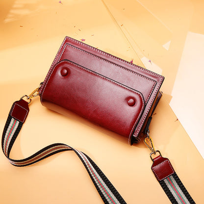 Fashion Chaohong Peas Broadband Shoulder Mini Messenger Bag