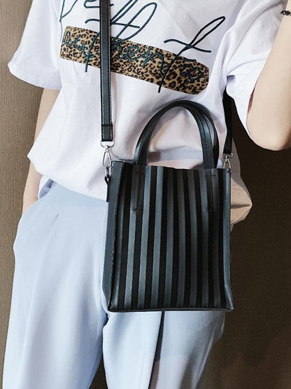 Silica Gel Solid One-shoulder Crossbody Bag