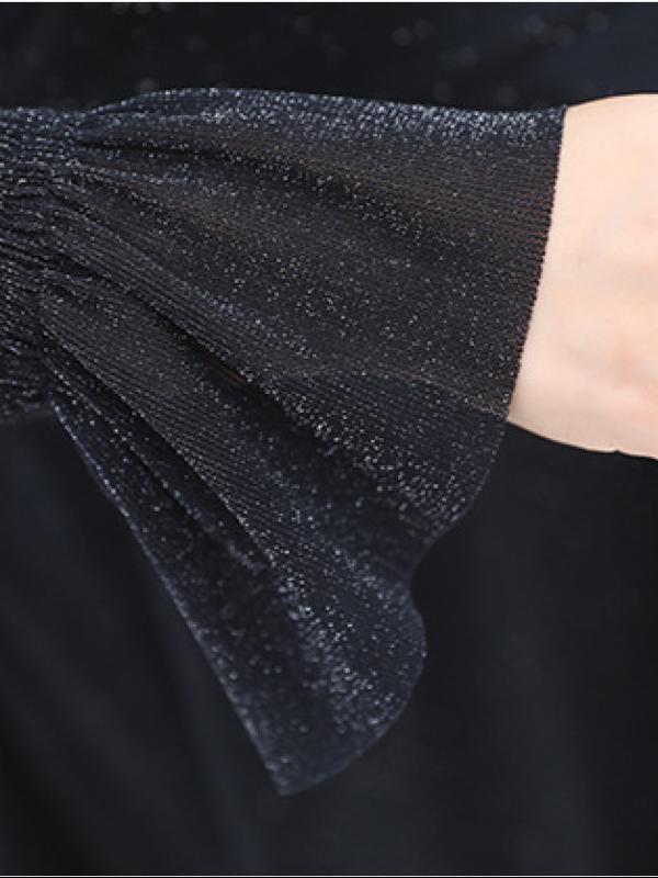 LOOSE CHUBBY GIRL FALSE-TWO ELEGANT LONG DRESS