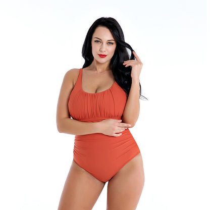 Sexy solid large BIKINIS SWIMWEAR
