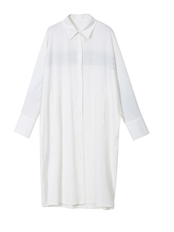 Vintage Striped Chiffon Split-joint Midi Dress