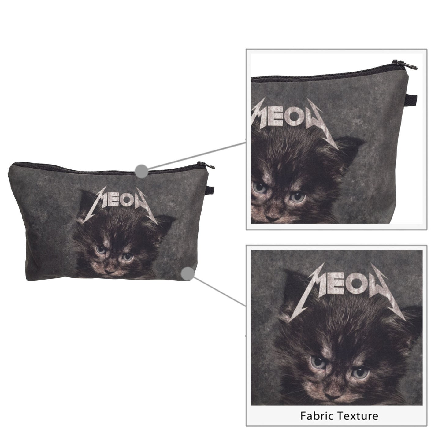 Cat and animal Dacron handbag