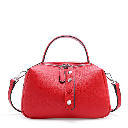 Leather handbag leather soft leather shoulder Messenger bag