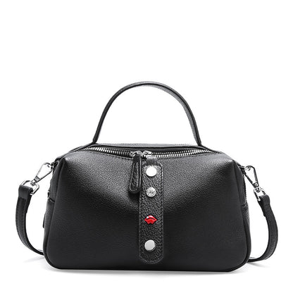 Leather handbag leather soft leather shoulder Messenger bag