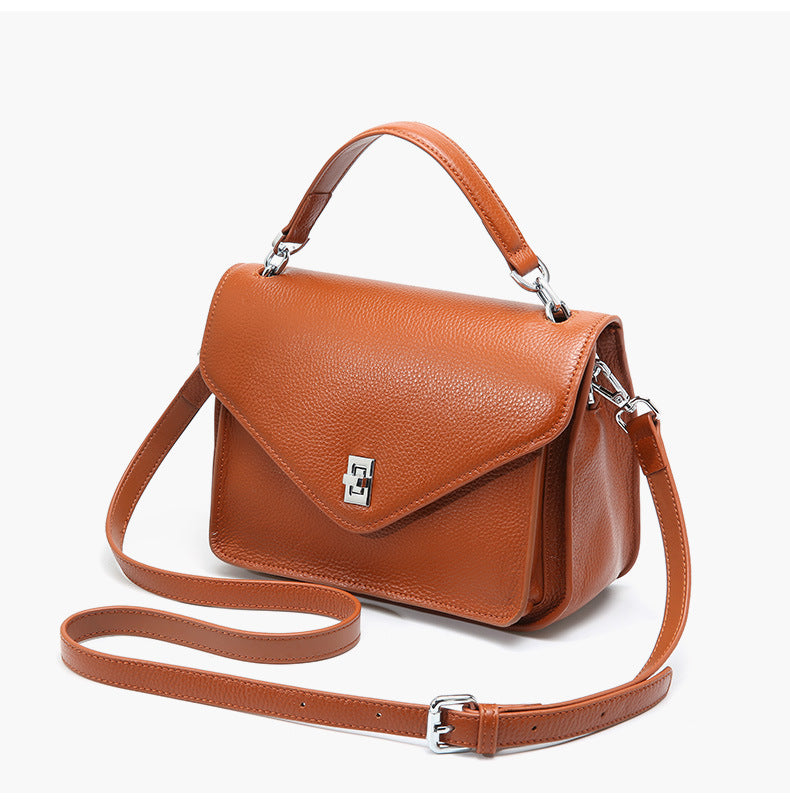 Retro small square bag slung over one shoulder bag