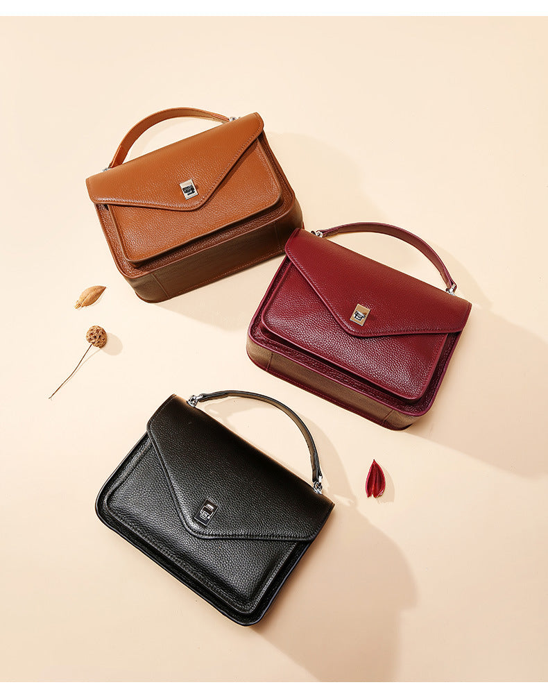 Retro small square bag slung over one shoulder bag