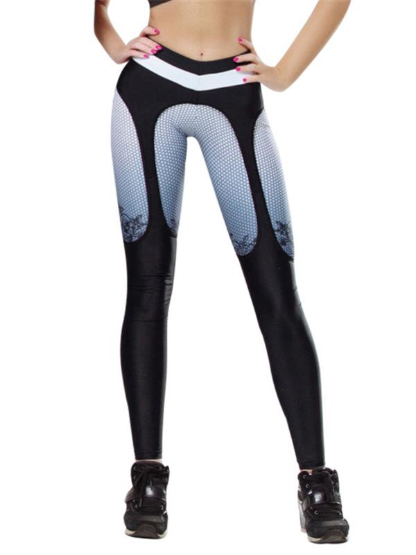 Trendy Patchwork Yoga Leggings