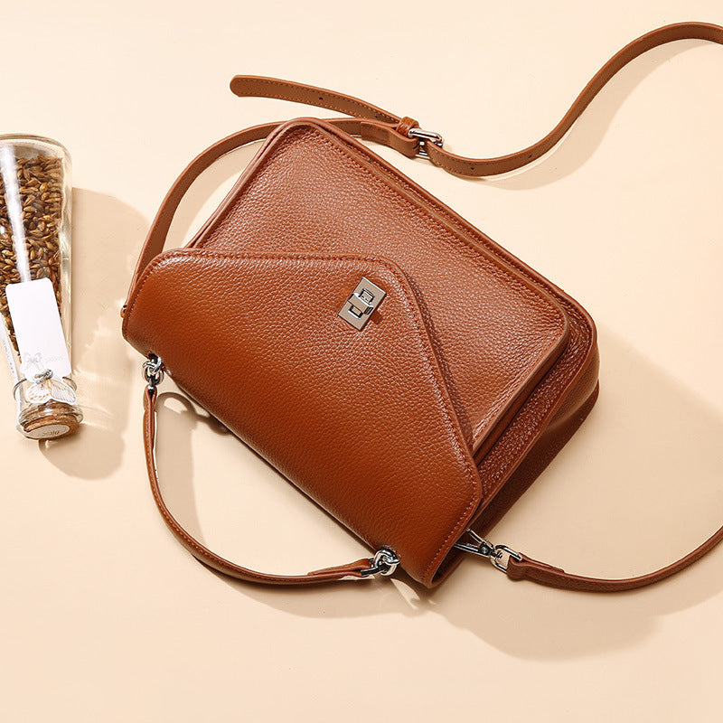 Retro small square bag slung over one shoulder bag