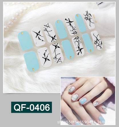 Moon nail sticker waterproof PRESS ON NAILS