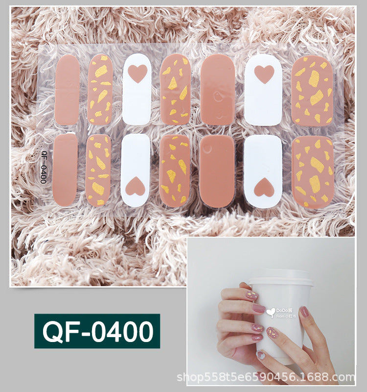 Moon nail sticker waterproof PRESS ON NAILS