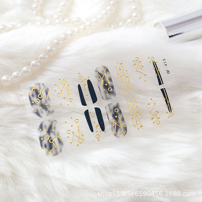 Moon nail sticker waterproof PRESS ON NAILS
