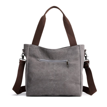Single shoulder bag women's bag 2019 new fashion leisure cross bag women's bag simple and versatile handbag women's canvas bag