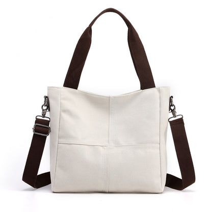 Single shoulder bag women's bag 2019 new fashion leisure cross bag women's bag simple and versatile handbag women's canvas bag