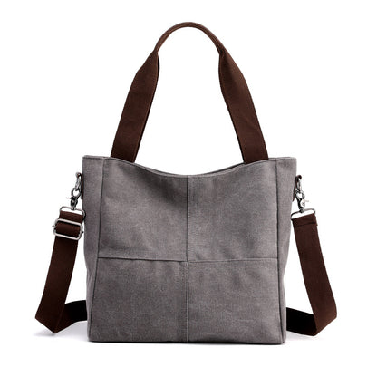 Single shoulder bag women's bag 2019 new fashion leisure cross bag women's bag simple and versatile handbag women's canvas bag